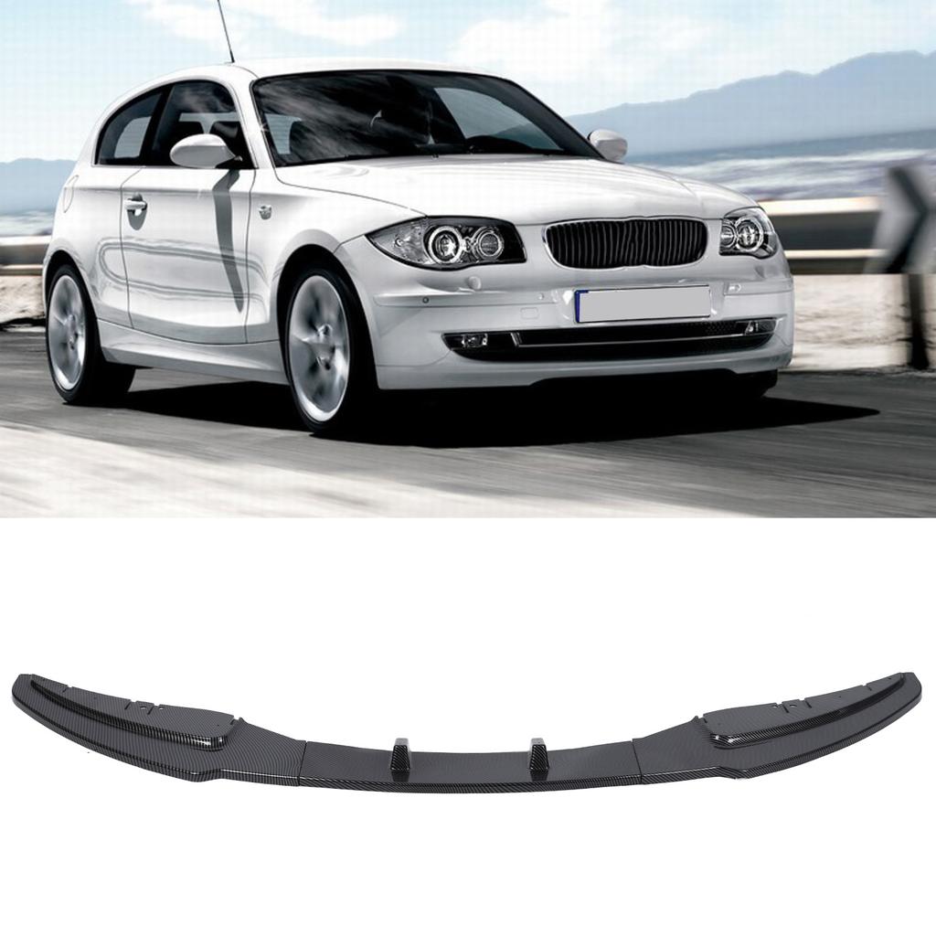 3 ks Lipový splitter spoiler předního nárazníku pro 1. řadu E81 E82 E87 E88 LCI Standardní edice 2008 až 2011