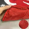 Christmas Gnome No-Face Toilet Seat Cover Set - Two-Piece Holiday Decoration