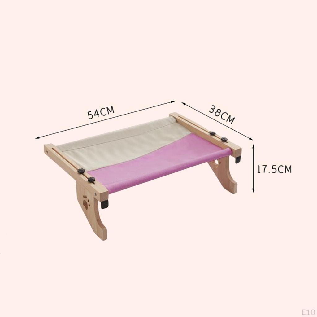 Adjustable Cat Window Perch for Indoor Resting and Climbing