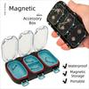 Magnetic Bait Storage Box Easy To Carry Fishing Gear Organizer Gear Fishing Hooks Box  Fishing