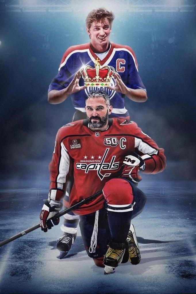 Metal Wall Art Hockey Ovechkin Sports Decor Gym Man Cave Gift