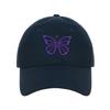 NICK&NICOLE VINTAGE BUTTERFLY BLINK BALL cap_NAVY PURPLE