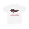 Mercury Cougar Tee, Classic Car Shirt, Vintage Automobilia T-Shirt, Retro Unisex T-Shirt