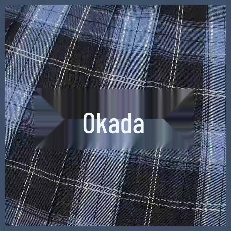 Autumn Slimming JK Uniform: Pleated Skirt & Long Sleeve Shirt Set for Women