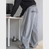 Men's Autumn Retro Tie-Dye Wide-Leg Sweatpants with Side Stripes