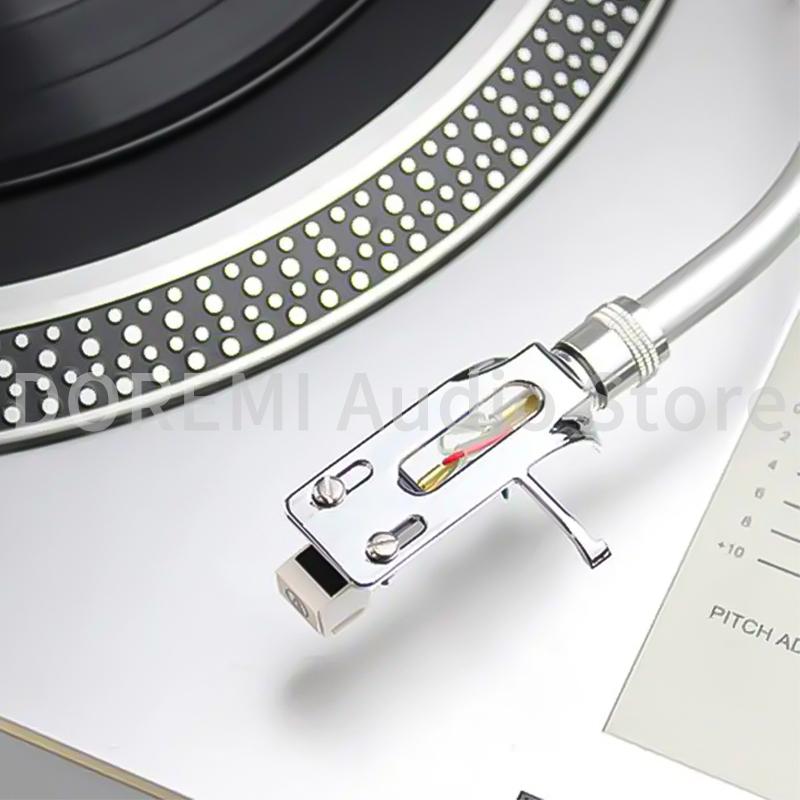 1Pcs LP Vinyl Record Player Phonograph Headshell Universal Turntable Phono Moving Magnetic Cartridge Stylus Holder Connect Kit