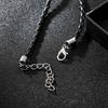 Men Boy Retro Bagua Necklace Eight Diagrams Hollow Out Disk pendant Woven Neck Chain Jewelry