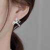 Exquisite Ribbon Bow Earrings: Sweet, Elegant, High-End Design for Women