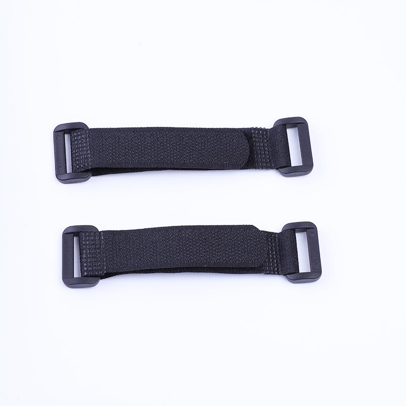 FALADI Eco-Friendly Heat Resistant Self-Adhesive Car Dashcam Strap Rearview Mirror Fastener Tie Hook Loop Double Plastic Buckle чёрный