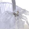 Elegant Flower Girl Baskets, Bridal Accessories ,Candy Gift Bag Storage Handbasket ,Wedding