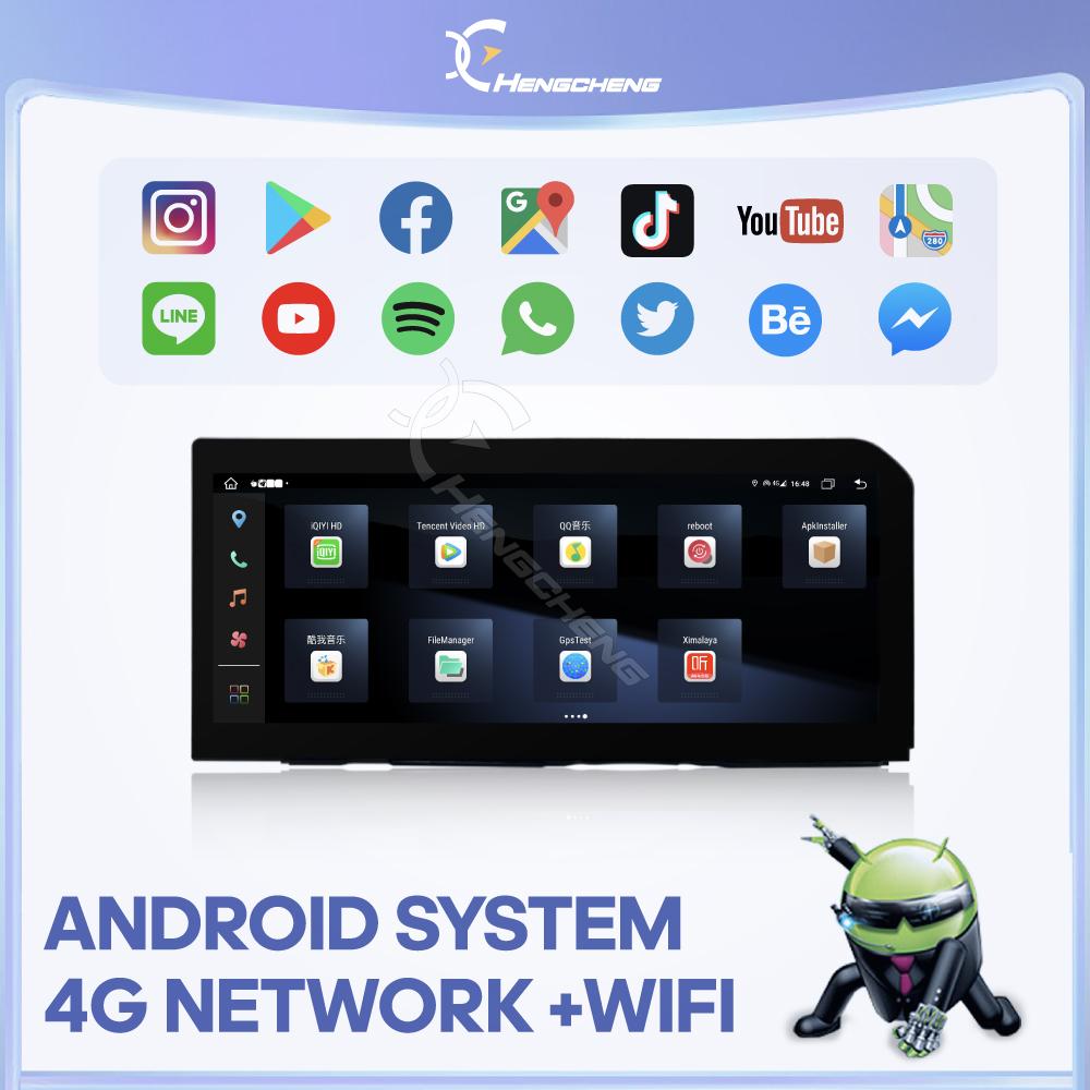 12.3inch Car Multimedia Video Player For Toyota Land Cruiser Prado 2025 GPS Navigation Android13 radio Carplay 4G Wifi 360Camera