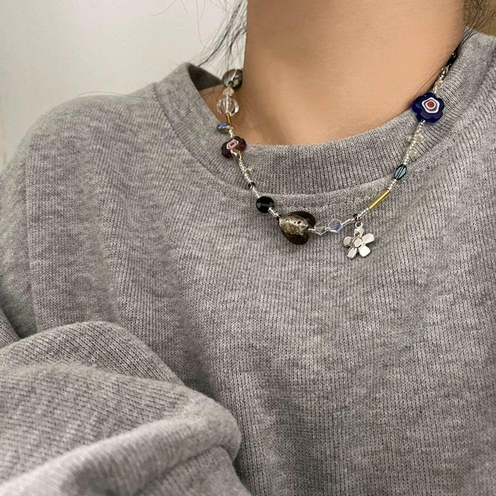 Collar Chain Choker Gift Flower Necklace Fashion Jewelry Women Clavicle Chain Korean Style Necklace
