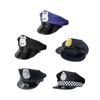 Children Police Hat Role Play Headdress Kids Police Officer Hat for Stage