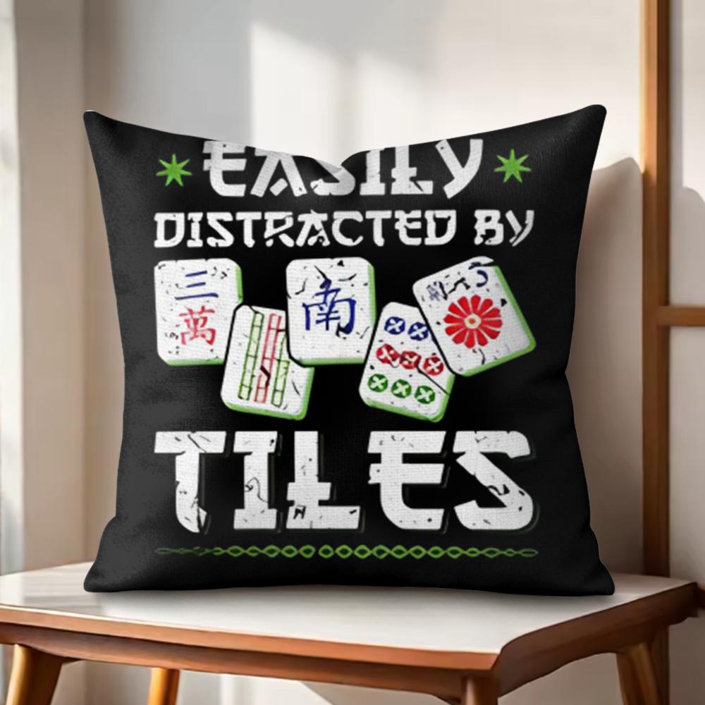 

Funny just one more game Cushion Cover Natural Linen Organic Fabric DoubleSided Printing Couch Pillow Covers Home Decor 30x30cm