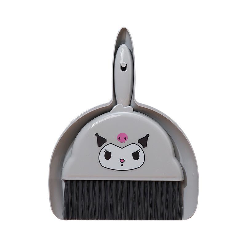 Desktop Cleaning Set: Compact Broom, Dustpan, Keyboard Brush, & Cutting Board Sweeper for Students