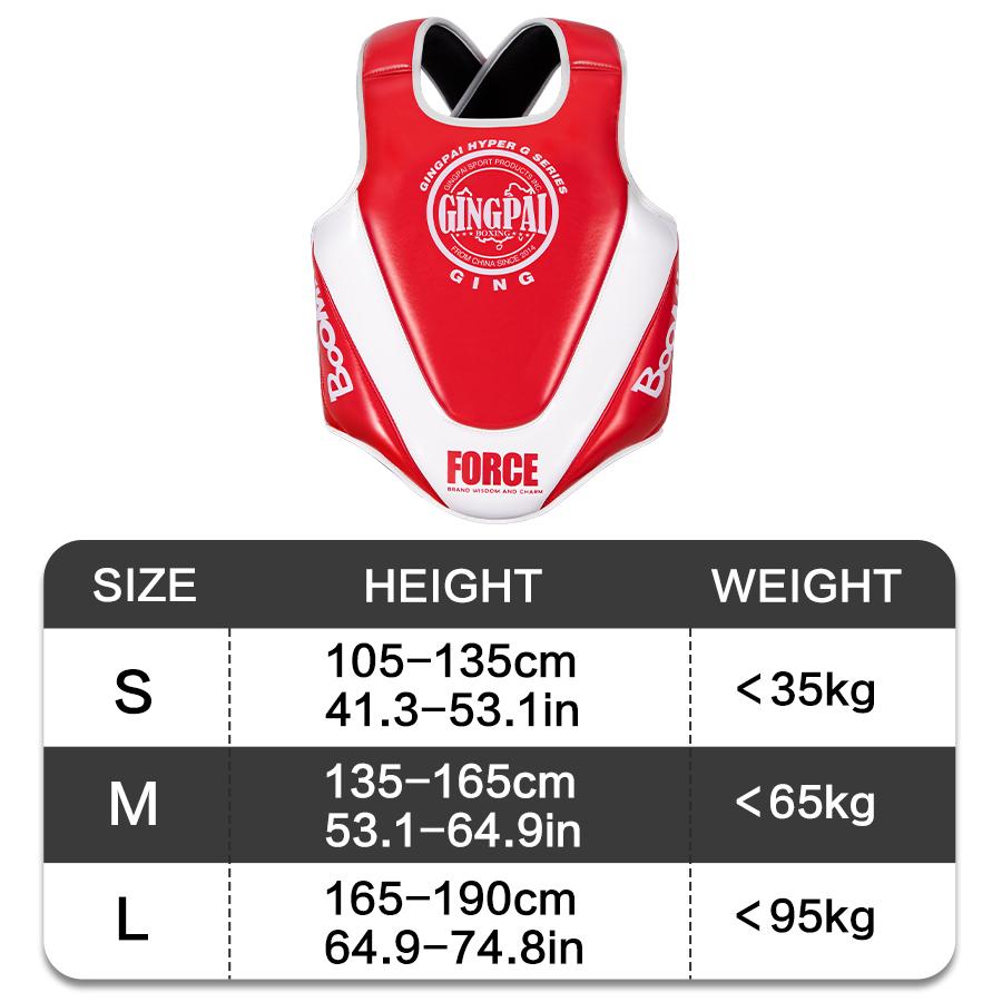 Boxing Chest Protection Professional Sanda Protective Gear Muay Thai Protective Armor Combat Taekwondo Training Body Equipment