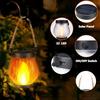 LED lampa s blikajícím plamenem Automatické zapínání/vypínání Venkovní vodotěsná lucerna pro venkovní krajinu Veranda Zahrada Patio Trávník Paluba Dekor