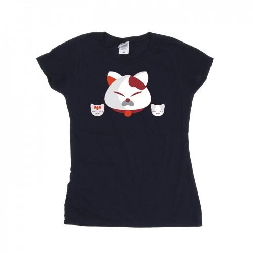 

Disney Womens/Ladies Big Hero 6 Baymax Kitten Heads Cotton T-Shirt XXL білий