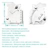 Compact Inch & Metric Bridge Cam Gage Test Ulnar Welding Inspection Gauge Stainless Steel for Welded Surfaces & Joints