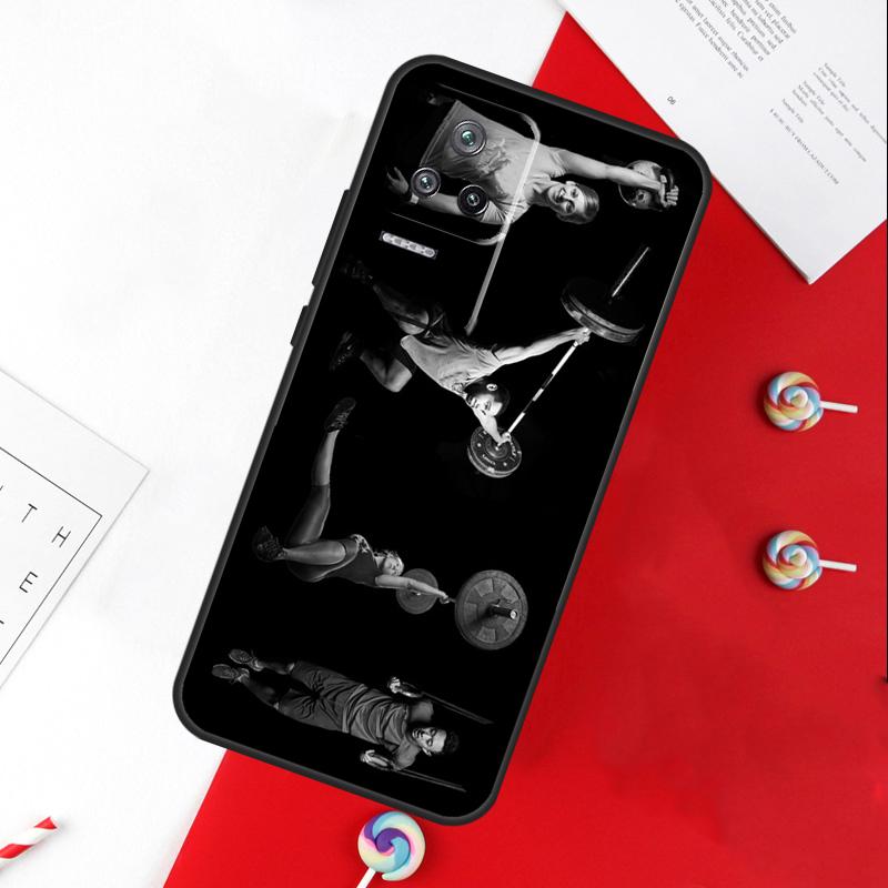 Cool Gym Fitness Cross Workout Cover For Xiaomi 15 Ultra 13 14 11T 12T 13T 14T Pro POCO X7 Pro X3 X5 X6 M6 F5 F6 Pro Case