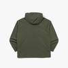 Diadora Micro Pleated Hooded Anorak Jacket Khaki