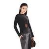 Women's Slim-Fit Tencel Wool Knitted Long Sleeve High Neck Shirt