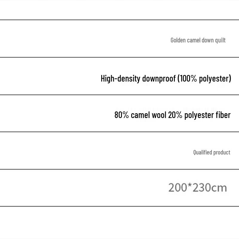 Donald Home Golden Camel Down Quilt