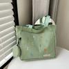 Women's Bag Large-capacity Canvas Bag New Shoulder Bag Fashionable Sweet Mother and Child Bag Tote Bag