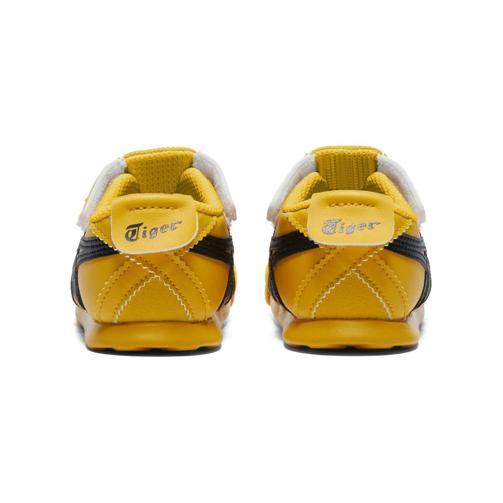 ONITSUKA TIGER Kids Mexico 66 Yellow Black Hook and Loop Sneakers 1184A074-752