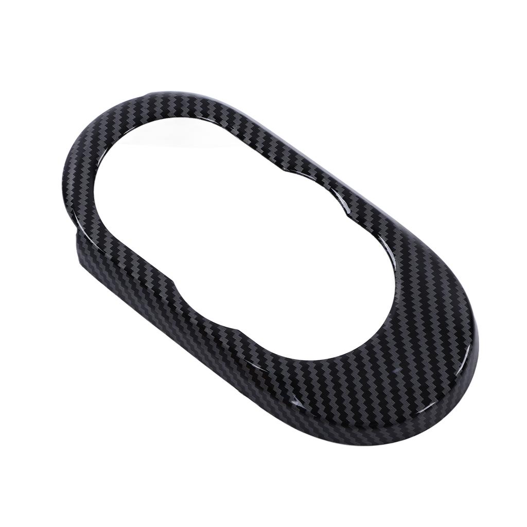 Acabamento de Capa de Botão de Controle Multimídia Estilo Fibra de Carbono Substituição para Hatchback F55 F56 F57