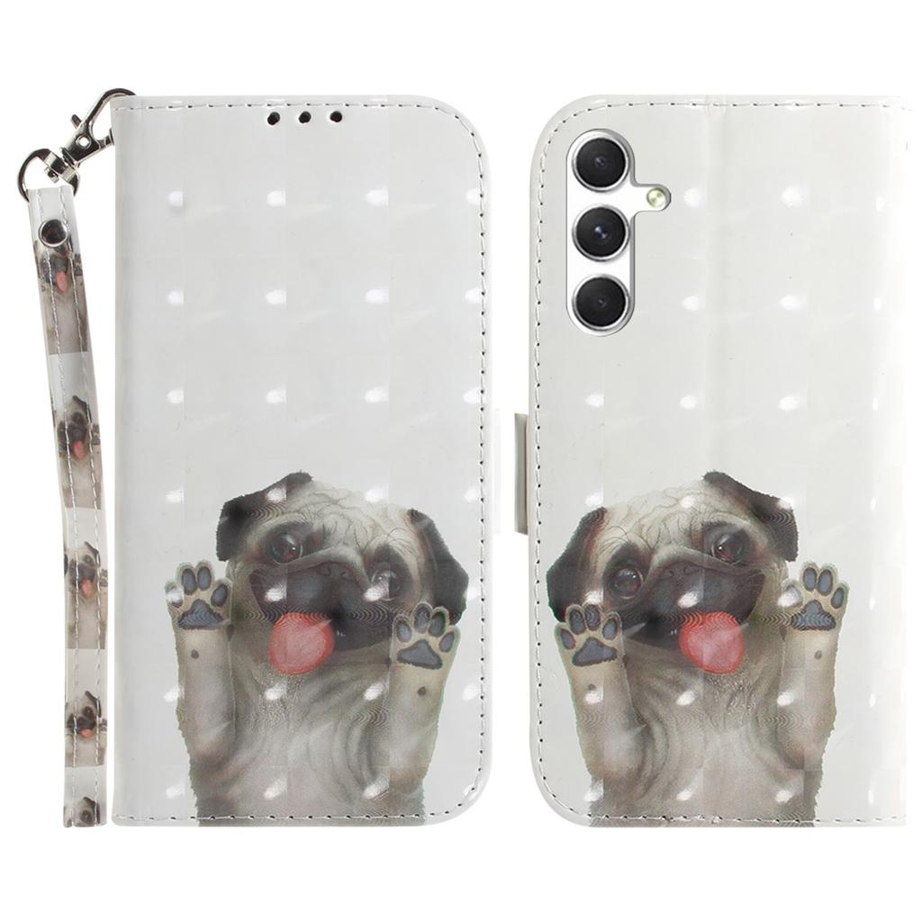 For Samsung Galaxy S25 Case Pattern Printing Leather Wallet Phone Cover