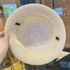 Classical Flower Style Bucket Hat Sun Protection Accessory Lightweight Acrylic Multiple Colorways