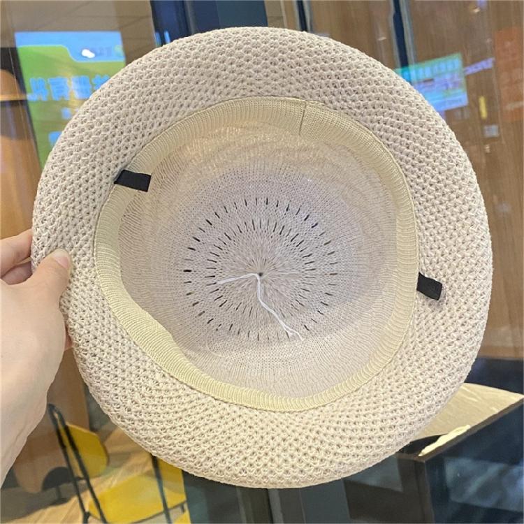 Classical Flower Style Bucket Hat Sun Protection Accessory Lightweight Acrylic Multiple Colorways