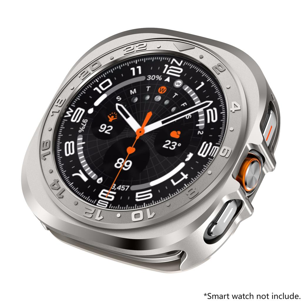 Für Samsung Galaxy Watch Ultra 2025 47mm Hülle Metallhülle Zubehör Harter Rahmen Metallhülle für Samsung Galaxy Watch 7 Ultra 47mm