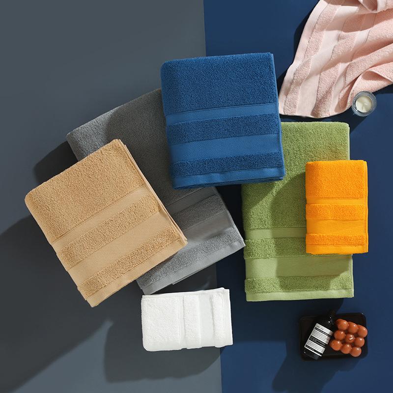 Grynos medvilnės vonios rankšluosčiai Vienspalviai greitai džiūstantys rankšluosčiai Itin minkšti, patogūs veido plaukų rankšluosčiai, sutirštintas odai nekenksmingas sugeriantis geriausias dušo rankšluostis