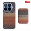 Per Xiaomi 17 T Pro/Xiaomi 17 T Custodia Tessuto Fibra Aramidica Kevlar Carbonio 600D 1500D Cover Rigida Sottile Magnetica Nera Sottile Leggera Rossa