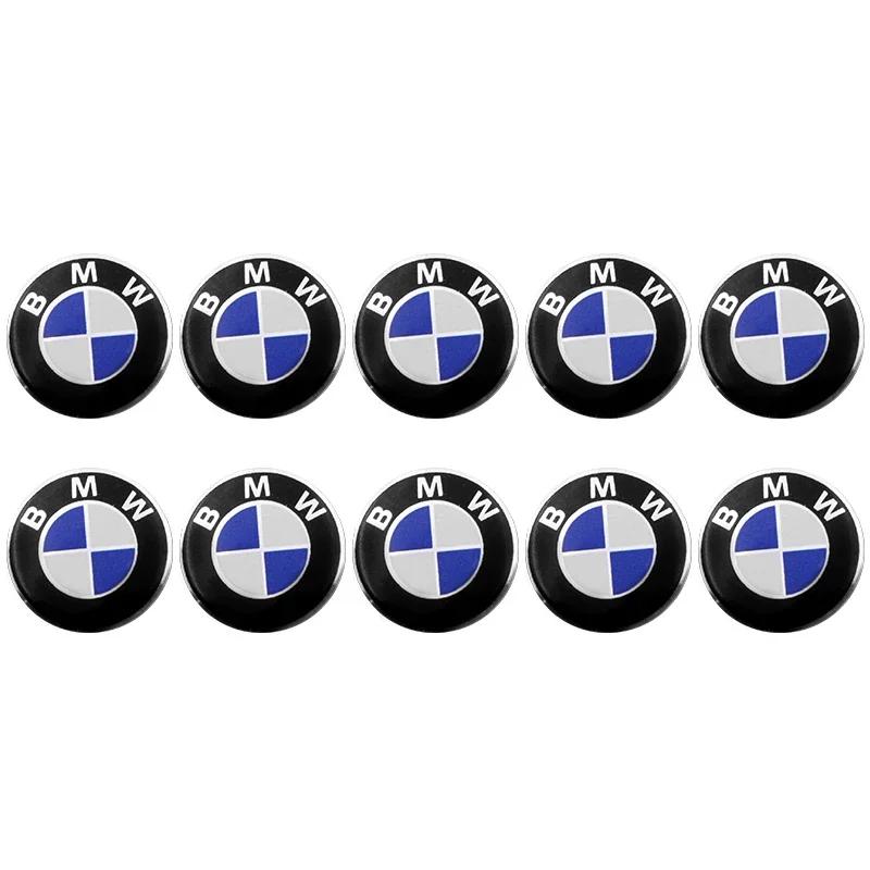 

10PCS 14mm car Key Sticker Car badge Emblem decoration Sticker For Bmw e46 e90 e60 e39 f30 e36 f10 f20 e87 e92 e30 e34 X1 X3 X5 чёрный