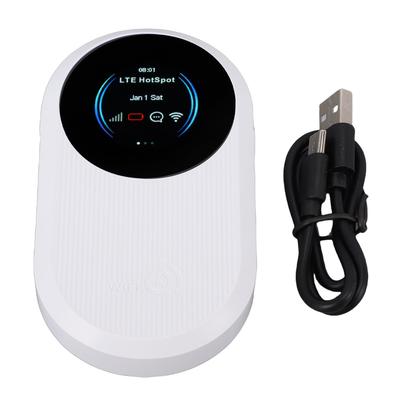 4G LTE Mobiele Hotspot Router 3000mAh 300Mbps Draagbare WiFi6 Hotspot met SIM-kaartslot voor B1 B3 B5 B7 B8 B20 B38 B40