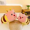 New Bee Husky Plush Toy Girls Sleeping Long Strip Pillow Home Beaver Doll Cushion