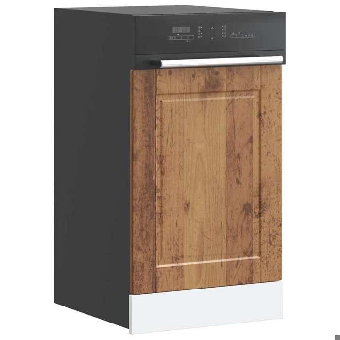 VidaXL Dishwasher Panel Porto Old Wood 45x1.5x67 Cm 854135