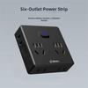 Multi Port Ultra Thin Power Strip Flat Plug Widely Outlets Wall Plug USB C Ports Power Expander Multi Device Charging