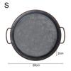 High Quality Metal Bread Tray With Handle Old Iron Home Decor Tableware Plate with Handle Round Tray for Food & Home Photo Prop
