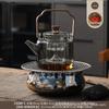 Electric Ceramic Tea Set with Induction Cooker: Glass Water Boiler and Steamer for Health Tea Brewing