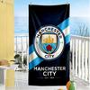 Manchester City Fc Fans Beach Towel High Absorbency & Quick-Dry Comfortable Lightweight