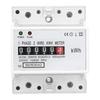 Yosoo KWh Electric DIN Rail Electric DIN Rail Energy Electronic KWh Meter 4P DIN Rail Energy Meter Meter, Meter, Meter, Meter,