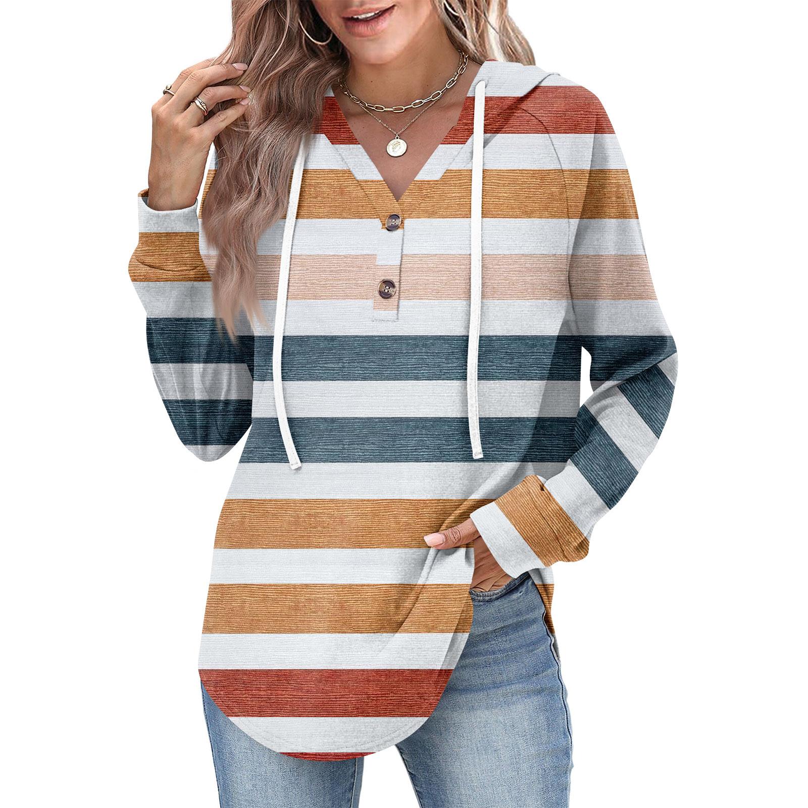 

Женская мода, женский легкий пуловер с длинными рукавами и карманами, толстовка с капюшоном в стиле консервативного стиля S синий