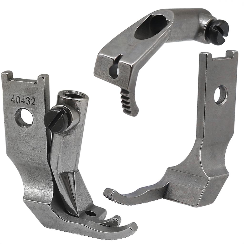 Double Toe&Left Toe& Right Toe Presser Foot Compatible with/Replacement For PFAFF 335 145 245 545 Sewing Machine Accessories