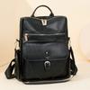 Women's Backpack Large Capacity Soft Leather Retro Backpack Travel Computer Bag