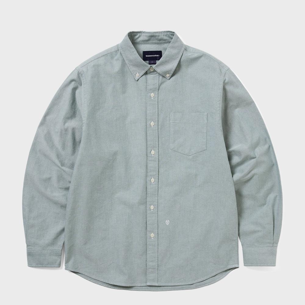 

ThIs Is Never That Oxford Shirt Green XL