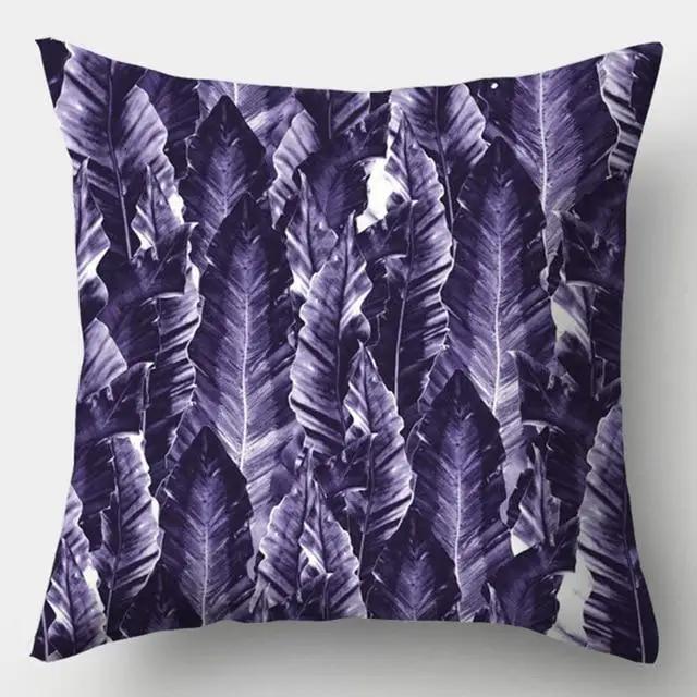 45*45 Pillow Home Decor Pillowcase Purple Geometric Decorative Cushion Cover Pillow Pillowcase Polyester